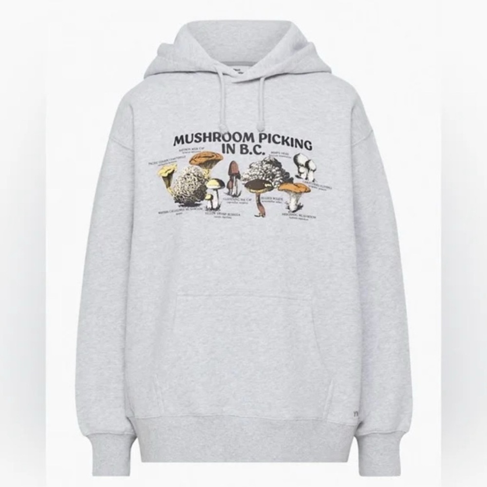 Limited edition Aritzia TNA mushroom boyfriend hoodie